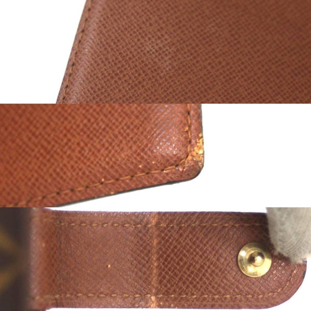 Louis Vuitton Monogram Canvas Snap-Closure Card Holder in Brown and Gold - Picture 10 of 10